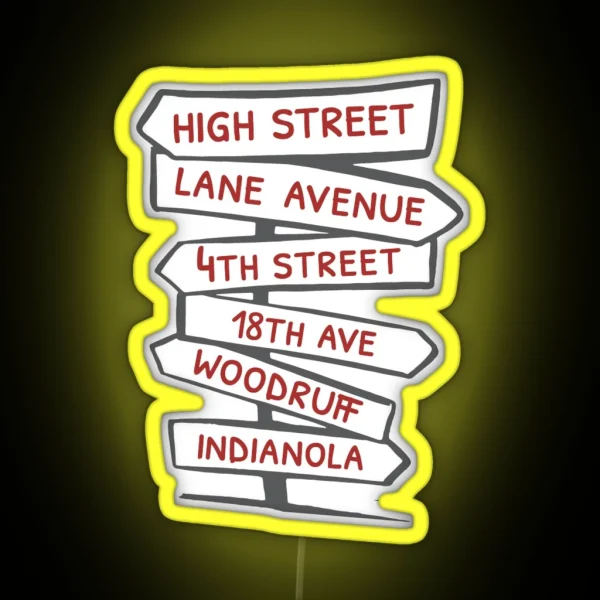 Street Names CBUS RGB Neon Sign
