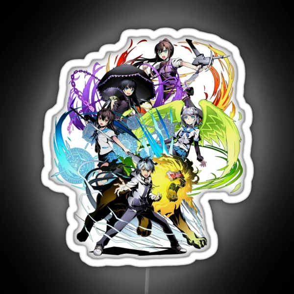 Strike The Blood Character Mashup Anime RGB Neon Sign