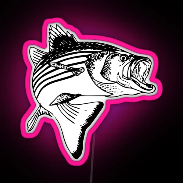 Striped Bass RGB Neon Sign