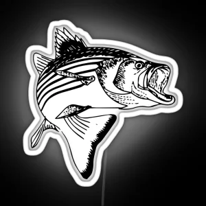 Striped Bass RGB Neon Sign