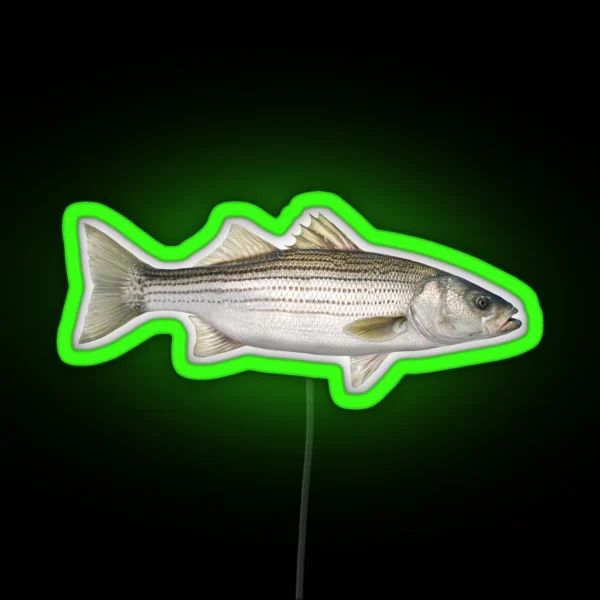 Striped Bass RGB Neon Sign