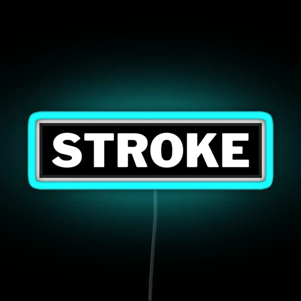 Stroke Seat RGB Neon Sign