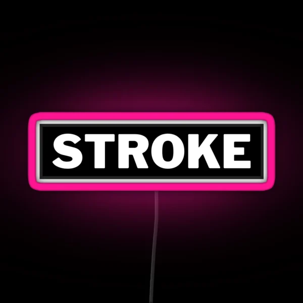 Stroke Seat RGB Neon Sign