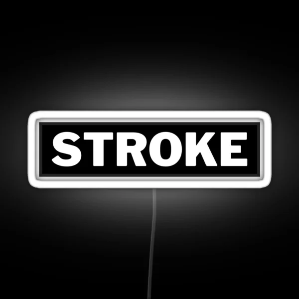 Stroke Seat RGB Neon Sign