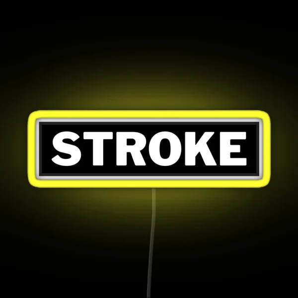 Stroke Seat RGB Neon Sign