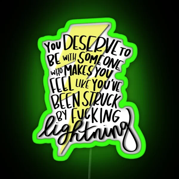 Struck RGB Neon Sign