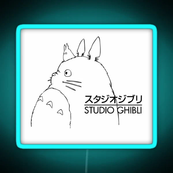 Studio Ghibli Logo RGB Neon Sign