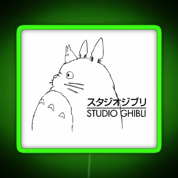 Studio Ghibli Logo RGB Neon Sign
