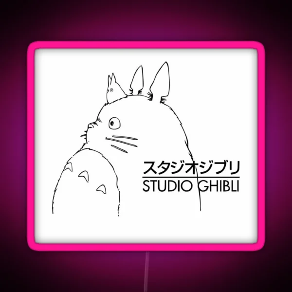 Studio Ghibli Logo RGB Neon Sign