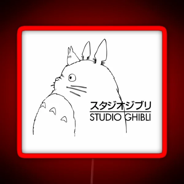 Studio Ghibli Logo RGB Neon Sign