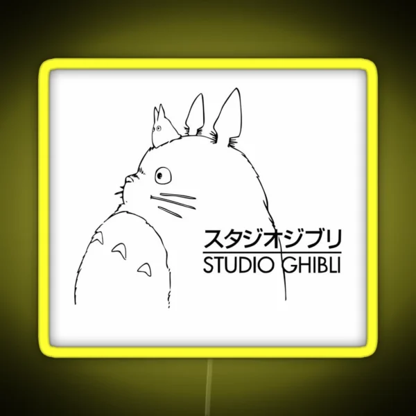 Studio Ghibli Logo RGB Neon Sign