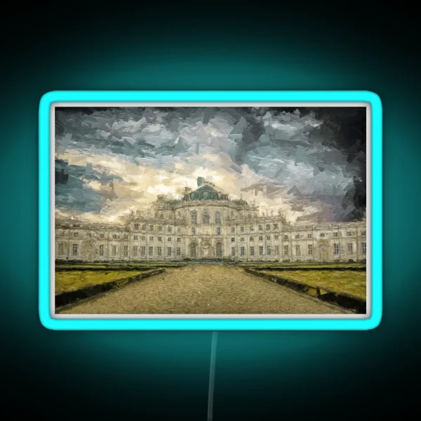 Stupinigi Hunting Lodge Piedmont Italy RGB Neon Sign