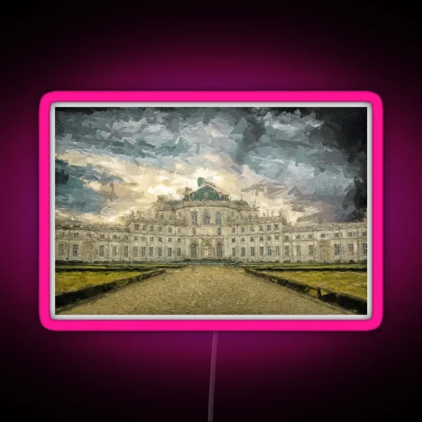 Stupinigi Hunting Lodge Piedmont Italy RGB Neon Sign