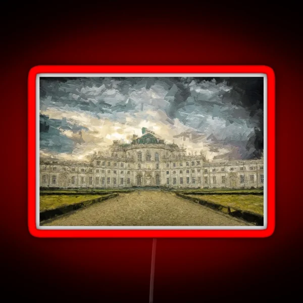 Stupinigi Hunting Lodge Piedmont Italy RGB Neon Sign