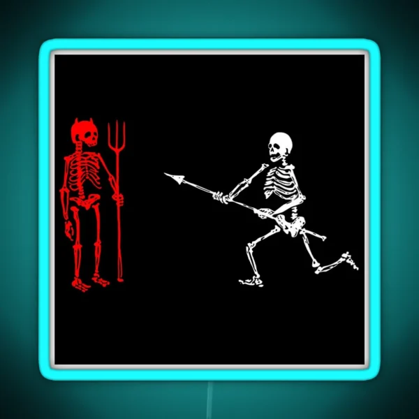Sturgill Simpson And Skeleton RGB Neon Sign