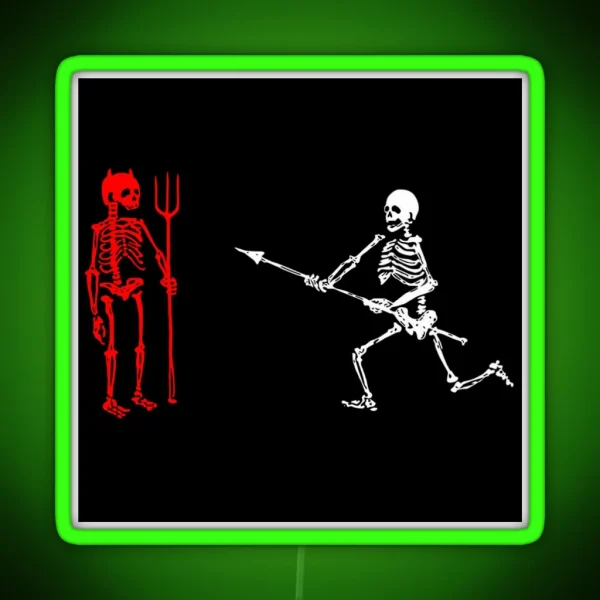 Sturgill Simpson And Skeleton RGB Neon Sign