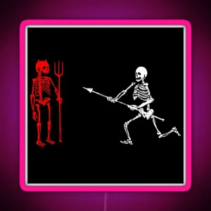 Sturgill Simpson And Skeleton RGB Neon Sign