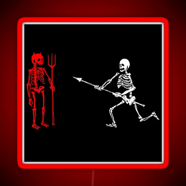 Sturgill Simpson And Skeleton RGB Neon Sign