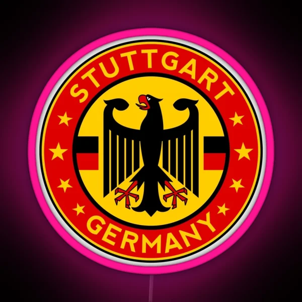 Stuttgart Germany RGB Neon Sign