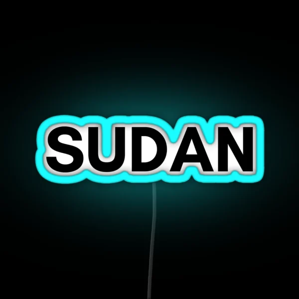 Sudan RGB Neon Sign