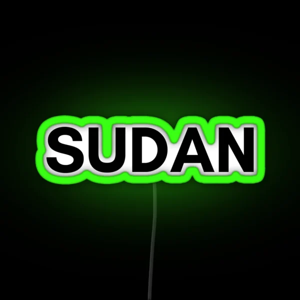 Sudan RGB Neon Sign