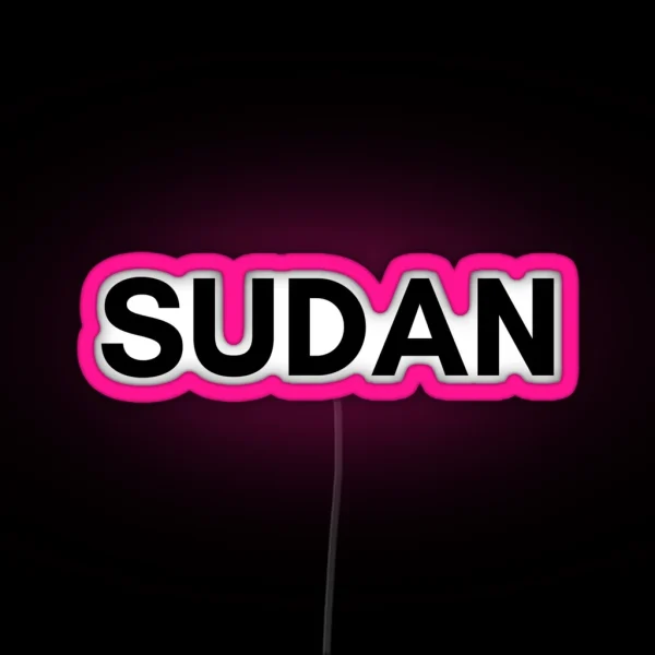 Sudan RGB Neon Sign