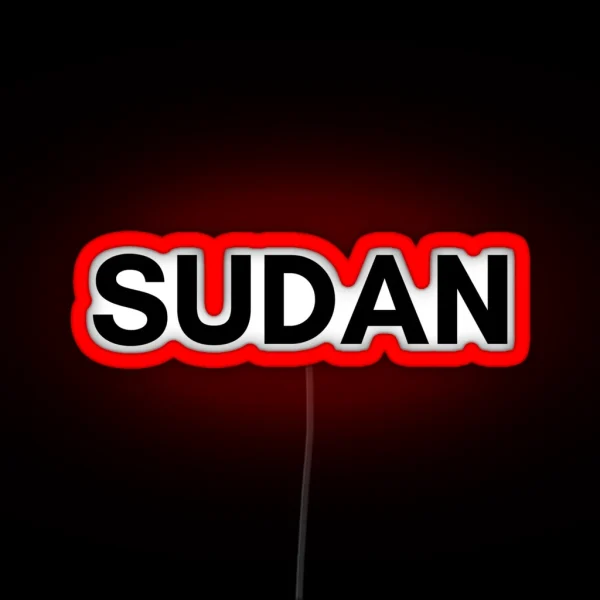 Sudan RGB Neon Sign