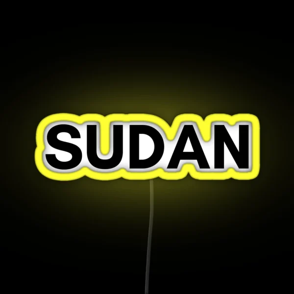 Sudan RGB Neon Sign