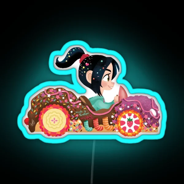 Sugar Rush RGB Neon Sign
