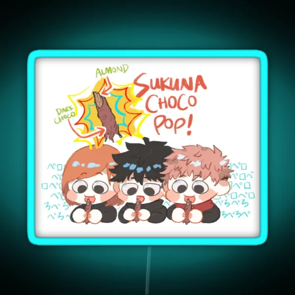 Sukuna Pop RGB Neon Sign
