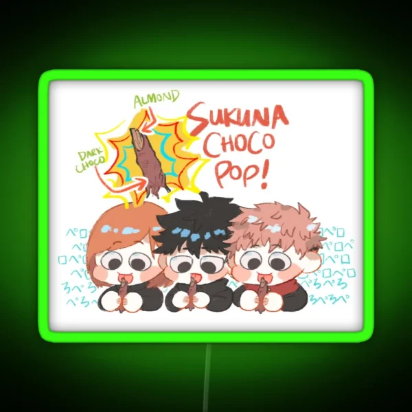 Sukuna Pop RGB Neon Sign