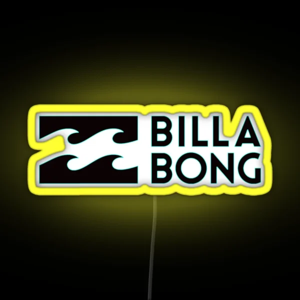 Summer77 Billabong Clothes Billabong Short Billabong RGB Neon Sign