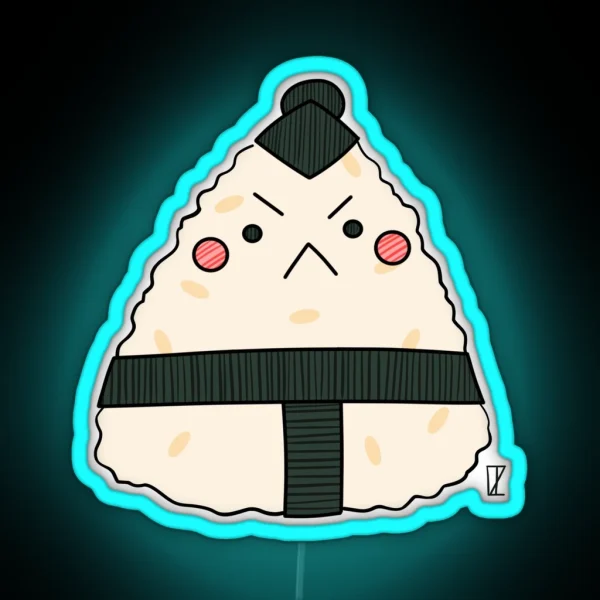 Sumo Onigiri RGB Neon Sign