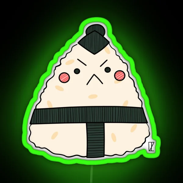 Sumo Onigiri RGB Neon Sign