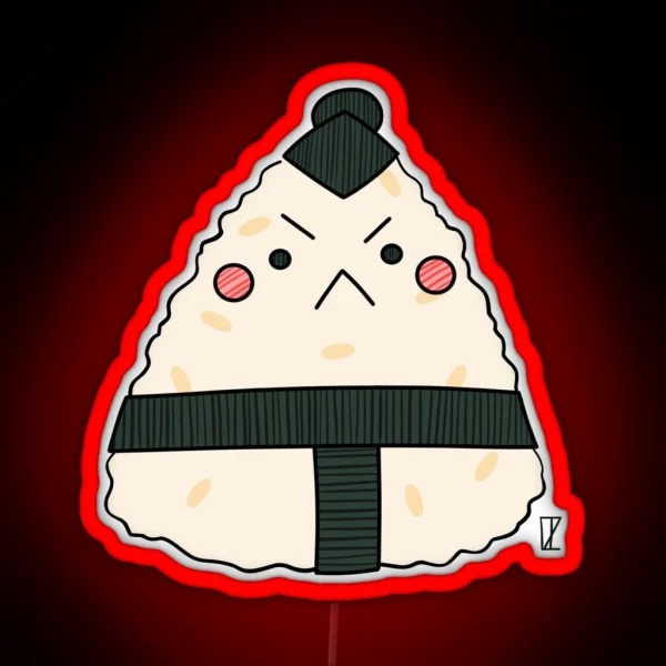 Sumo Onigiri RGB Neon Sign
