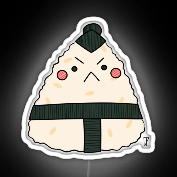 Sumo Onigiri RGB Neon Sign