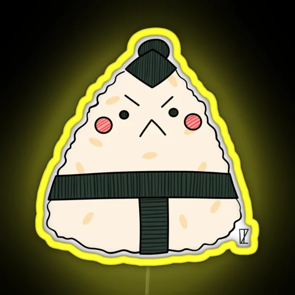 Sumo Onigiri RGB Neon Sign