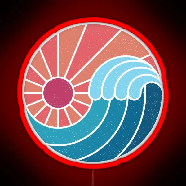 Sun And Sea RGB Neon Sign