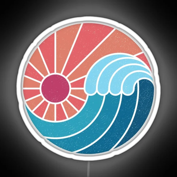 Sun And Sea RGB Neon Sign