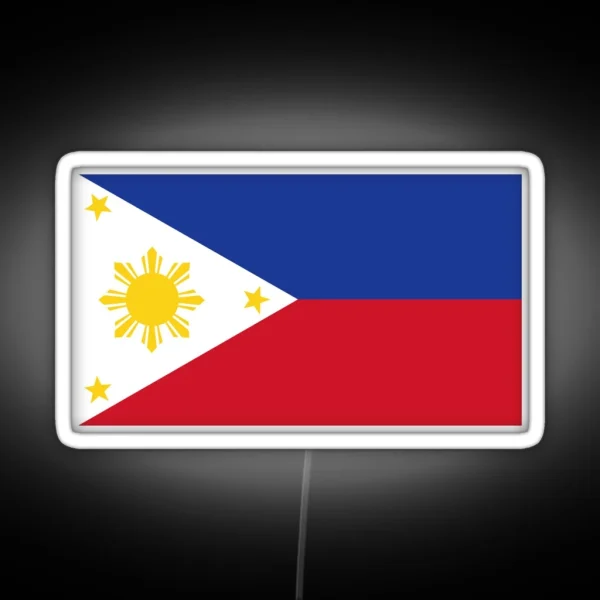 Sun And Stars Flag Of The Philippines RGB Neon Sign