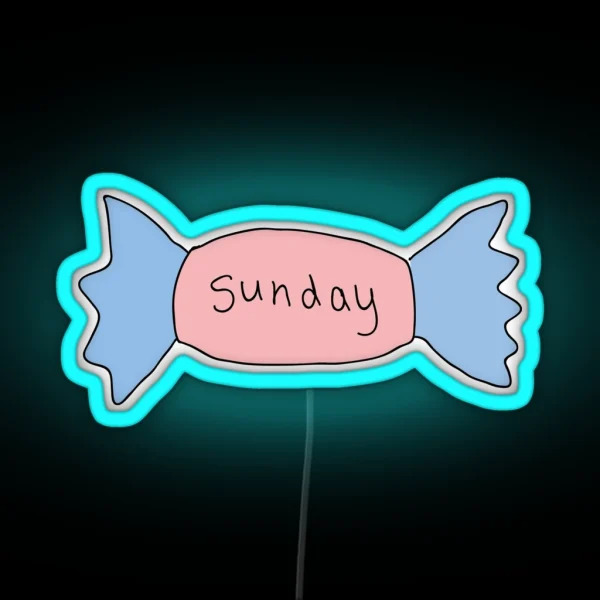 Sunday Candy RGB Neon Sign