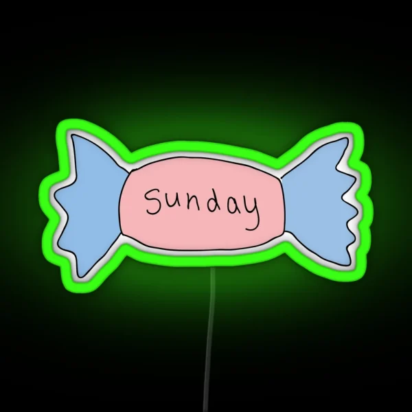 Sunday Candy RGB Neon Sign