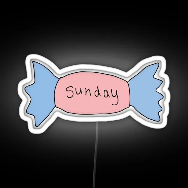 Sunday Candy RGB Neon Sign