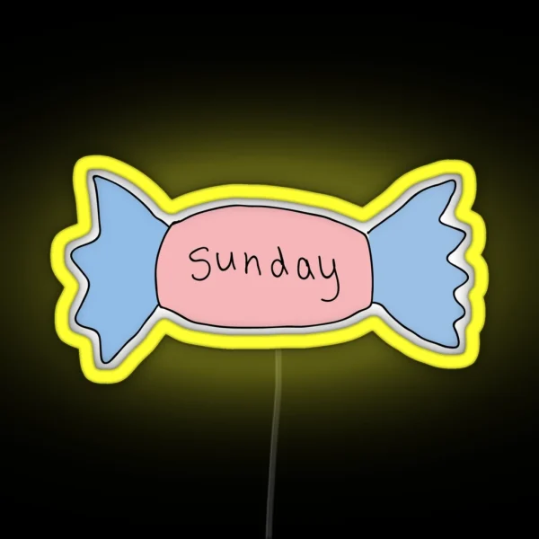 Sunday Candy RGB Neon Sign