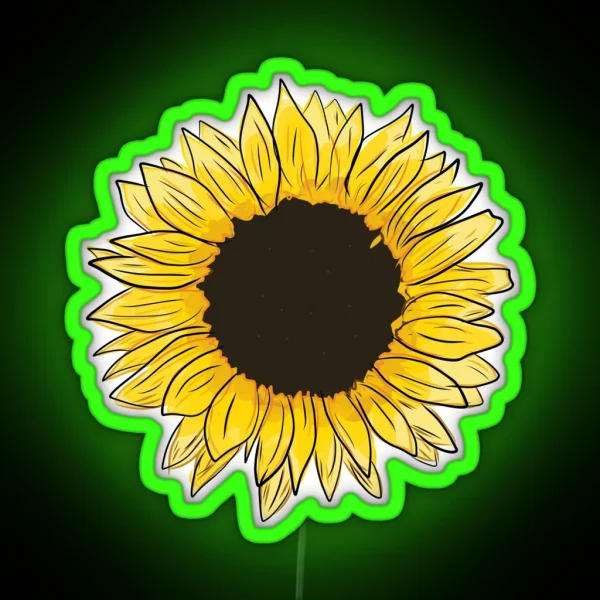 Sunflower RGB Neon Sign