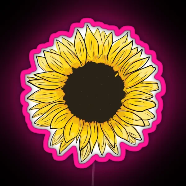Sunflower RGB Neon Sign