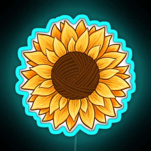 Sunflower Yarn RGB Neon Sign