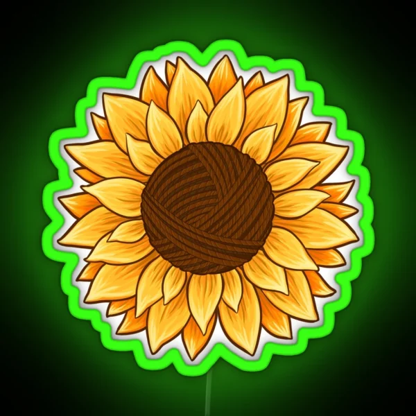 Sunflower Yarn RGB Neon Sign