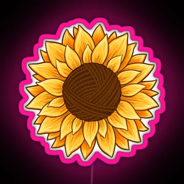 Sunflower Yarn RGB Neon Sign