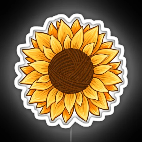 Sunflower Yarn RGB Neon Sign
